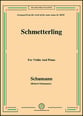 Schmetterling,Op.79,No.2,for Violin and Piano P.O.D cover